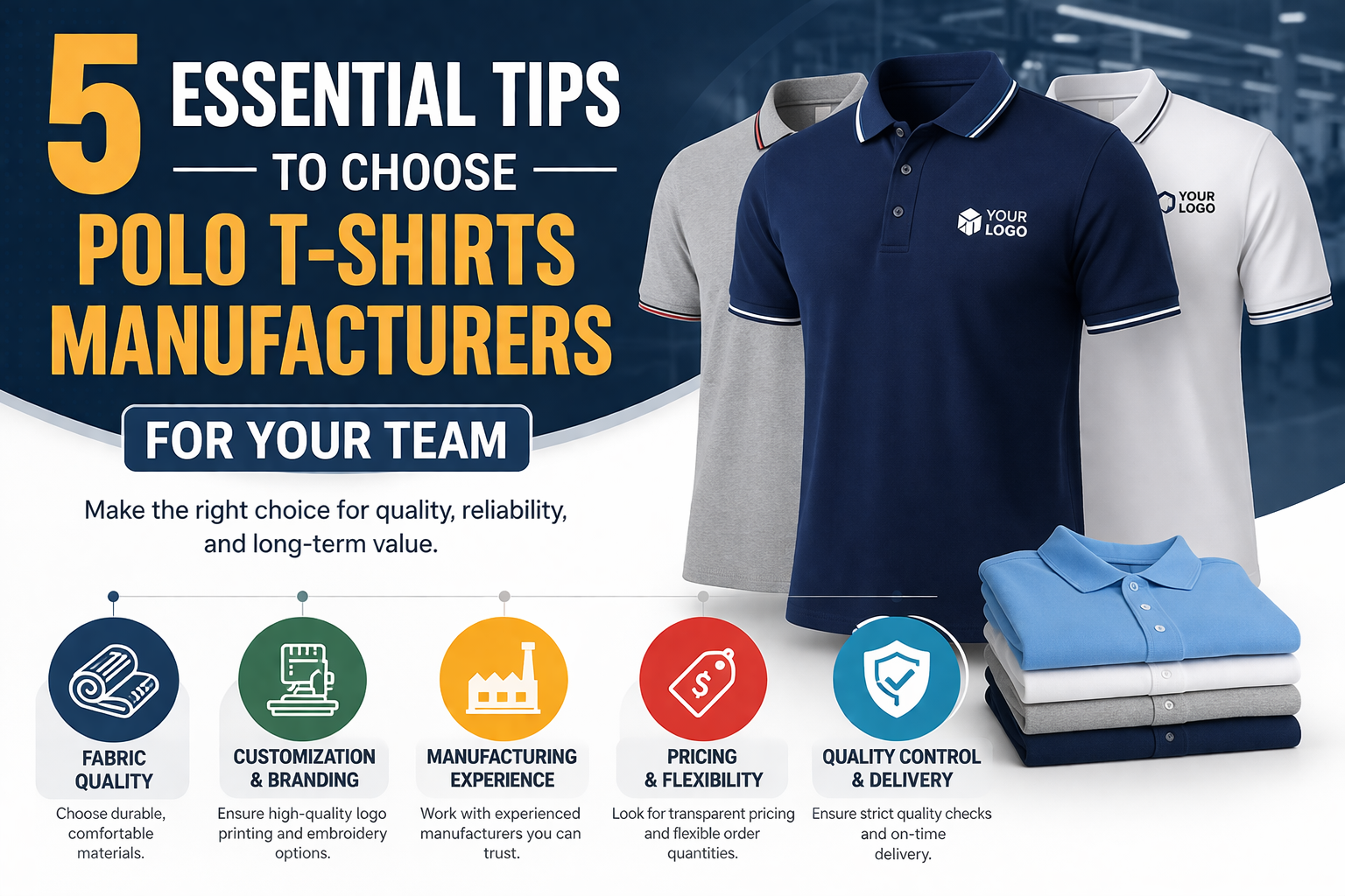 Polo T-Shirts Manufacturers