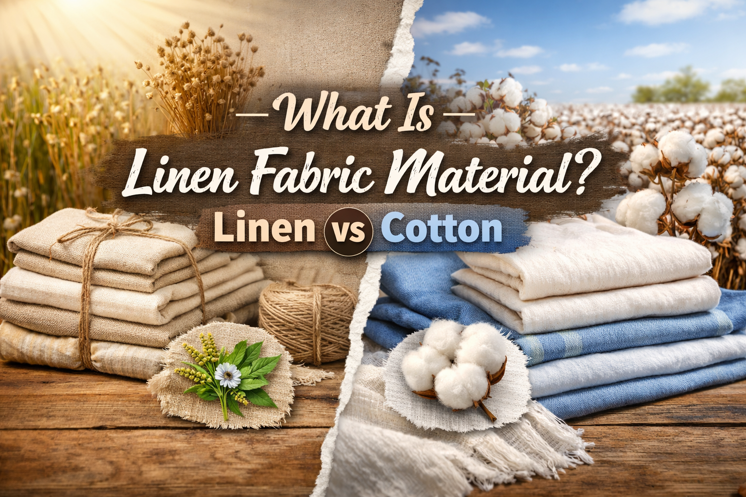 What Is Linen Fabric Material? Linen vs Cotton