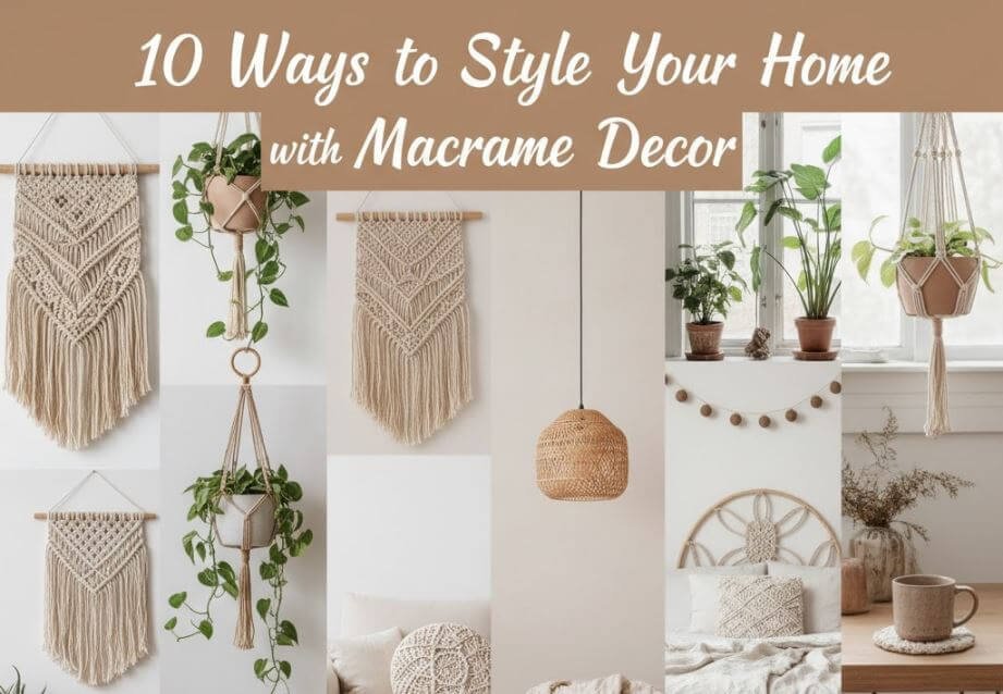 10 Ways to Style Your Home with Macrame Decor
