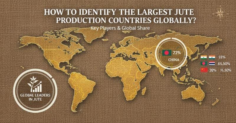 Identify the largest jute production country