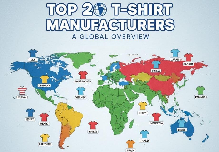 Top 20 T-Shirt Manufacturers