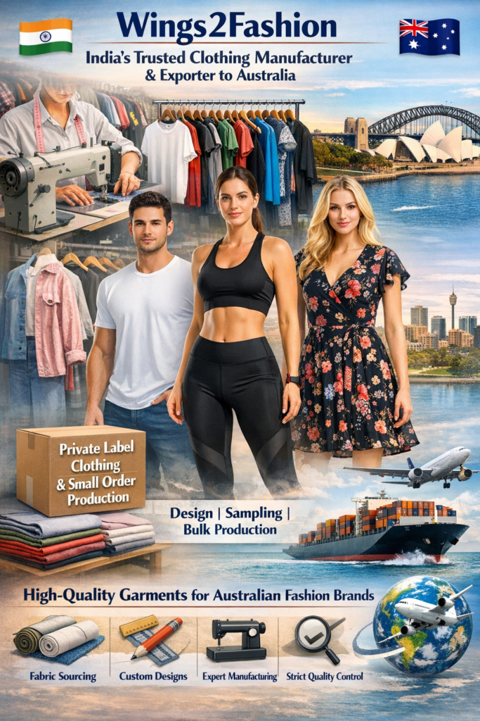 Private Lable Clothing Manufacturers Australia