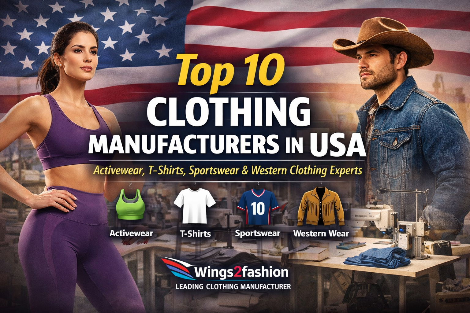 Top 10 Clothing Manufacturers in USA