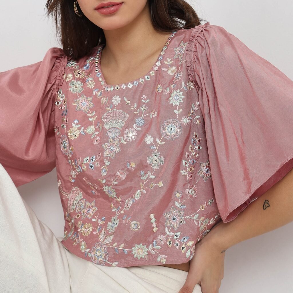 Embroidered & Embellished Tops