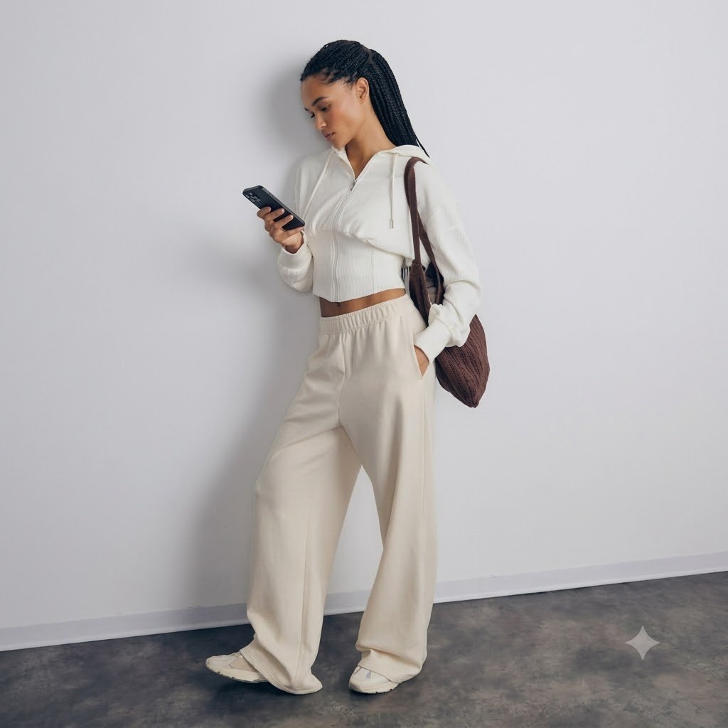 Wide-Leg Tracksuit for Women