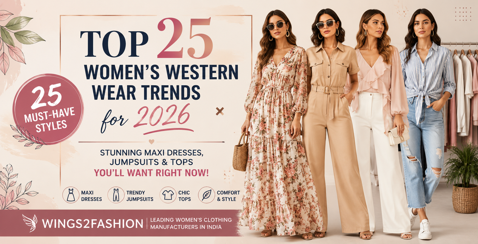 Top 25 Women's Western Wear Trends for 2026: Stunning Maxi Dresses, Jumpsuits & Tops You'll Want Right Now