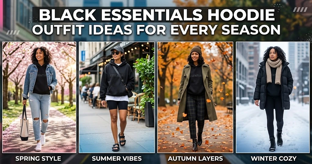Black Essentials Hoodie: 10 Easy Ways to Style It for Every Season