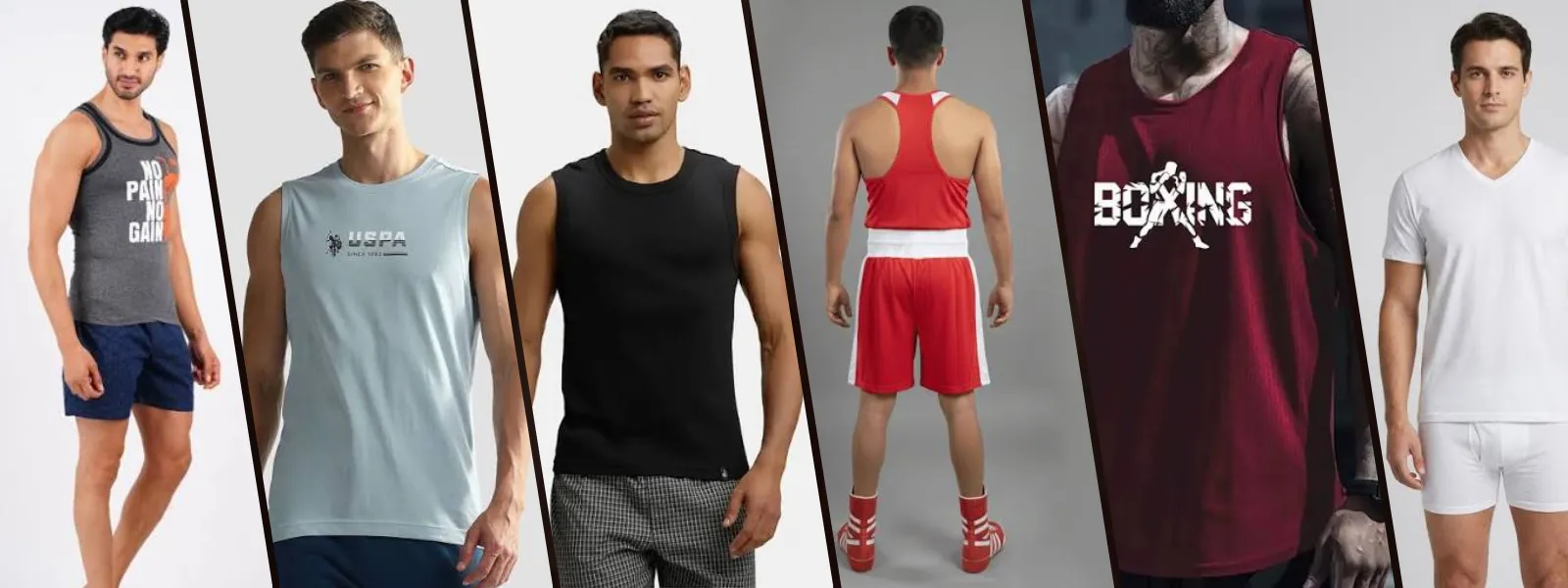 Men's Boxers & Vests Online | Wings2Fashion